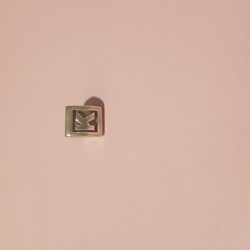 Pandora bracelet charm - letter K